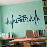 Wall Stickers: Electrocardiogram on a Road Bike 24