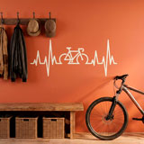 Wall Stickers: Electrocardiogram on a Road Bike 8