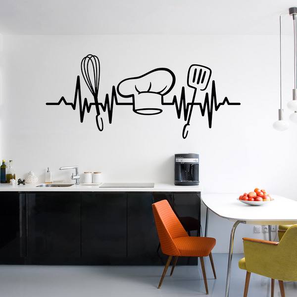 Wall Stickers: Electrocardiogram Chef