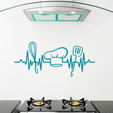Wall Stickers: Electrocardiogram Chef 2