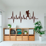 Wall Stickers: Electrocardiogram Hiking 2