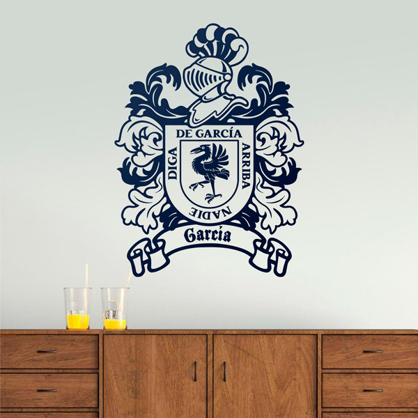 Wall Stickers: Heraldic Coat of Arms García