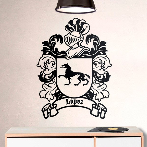 Wall Stickers: Heraldic Coat of Arms López