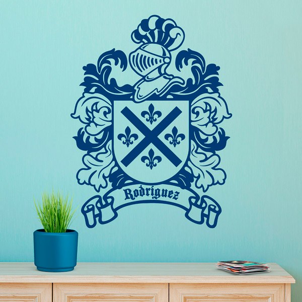 Wall Stickers: Heraldic Coat of Arms Rodríguez