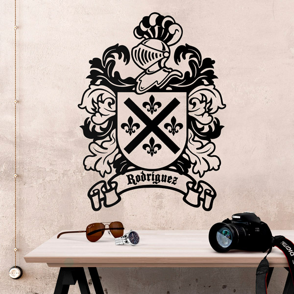 Wall Stickers: Heraldic Coat of Arms Rodríguez