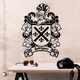 Wall Stickers: Heraldic Coat of Arms Rodríguez 2
