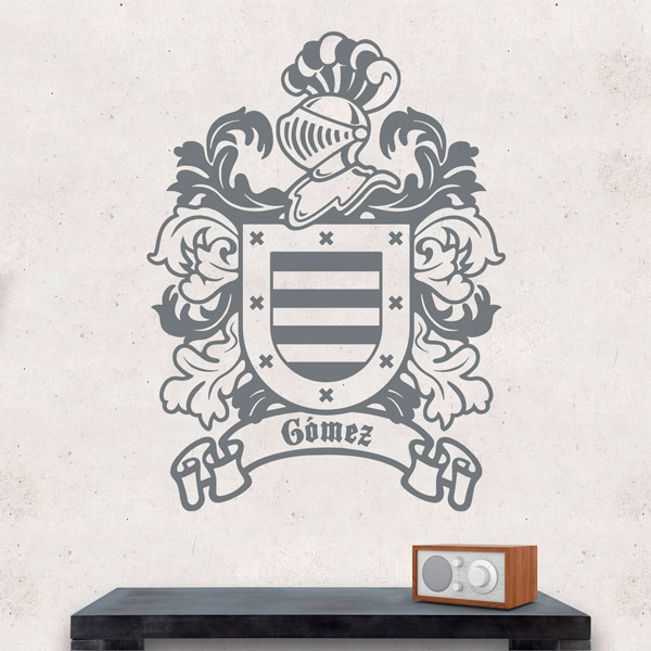 Wall Stickers: Heraldic Coat of Arms Gómez