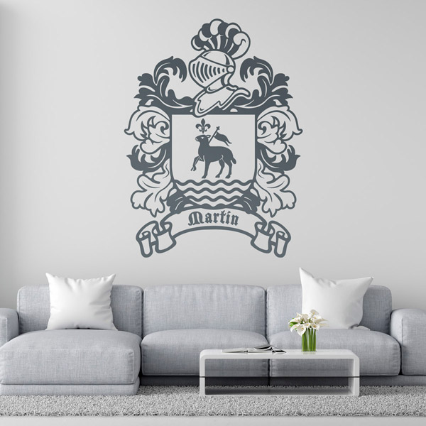 Wall Stickers: Heraldic Coat of Arms Martín
