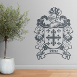 Wall Stickers: Heraldic Coat of Arms Pérez 2