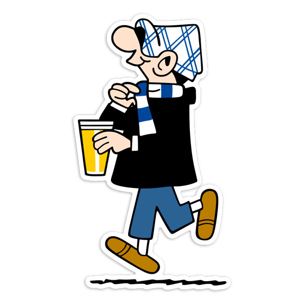 Car & Motorbike Stickers: Andy Capp Ultra Real Madrid