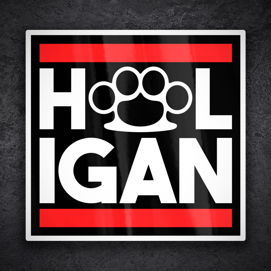 Car & Motorbike Stickers: Hooligan Brass Knuckle