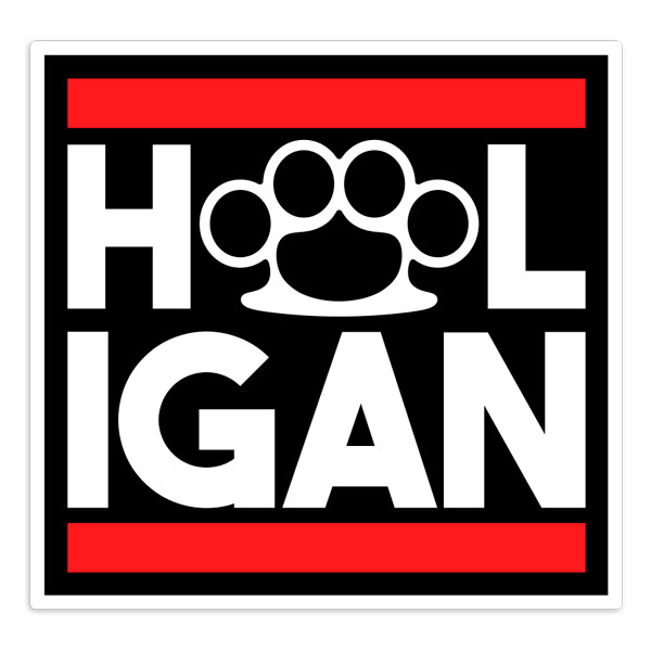 Car & Motorbike Stickers: Hooligan Brass Knuckle