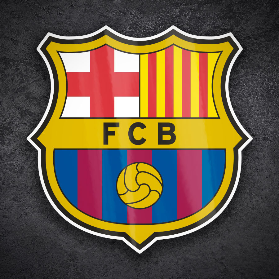 Car & Motorbike Stickers: Current FC Barcelona Emblem