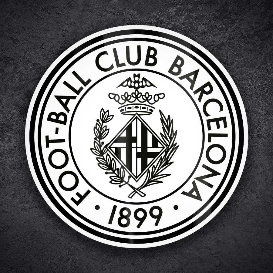 Car & Motorbike Stickers: Historic Crest FC Barcelona