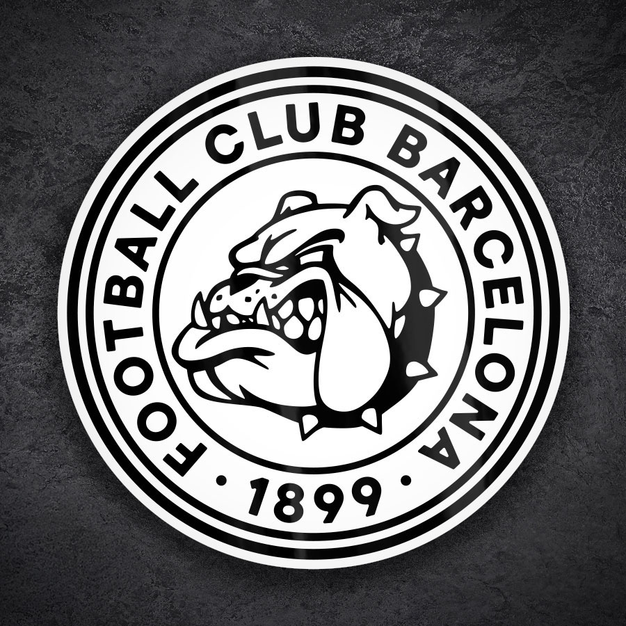 Car & Motorbike Stickers: 1899 Bulldog Football Club Barcelona