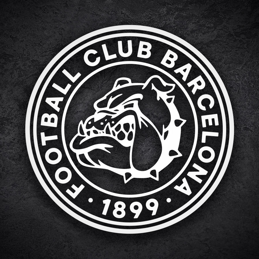 Car & Motorbike Stickers: Bulldog Ultra FC Barcelona 1899