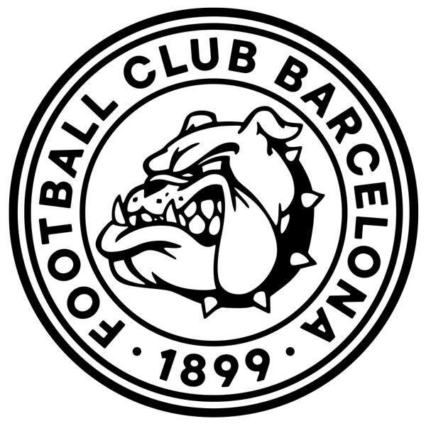 Car & Motorbike Stickers: Bulldog Ultra FC Barcelona 1899