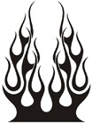 Car & Motorbike Stickers: Flames