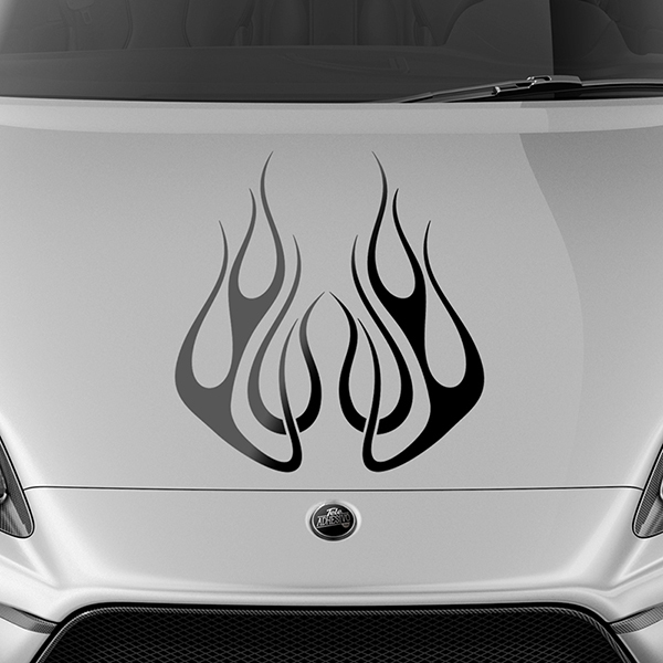 Car & Motorbike Stickers: Flames