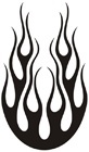 Car & Motorbike Stickers: Flames