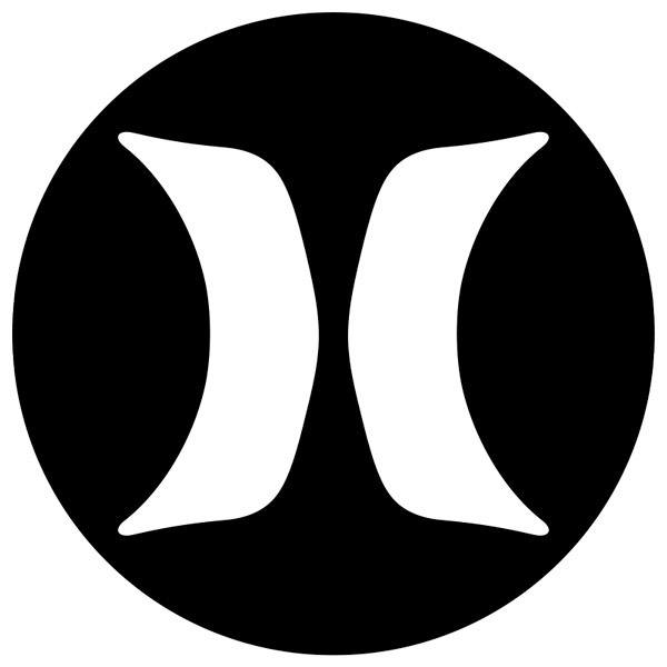 Car & Motorbike Stickers: Hurley logo