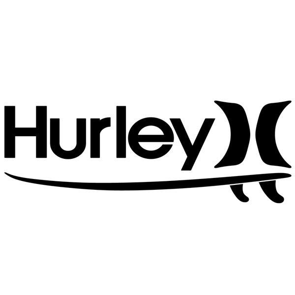 hurley surf sticker 