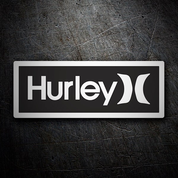 Car & Motorbike Stickers: Hurley Black