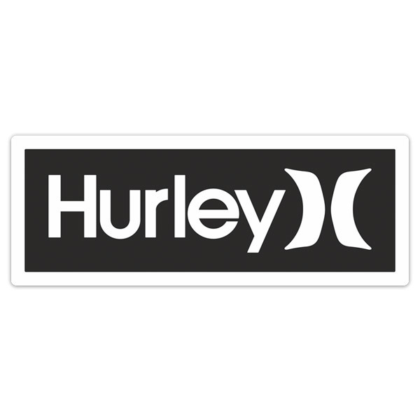 Car & Motorbike Stickers: Hurley Black