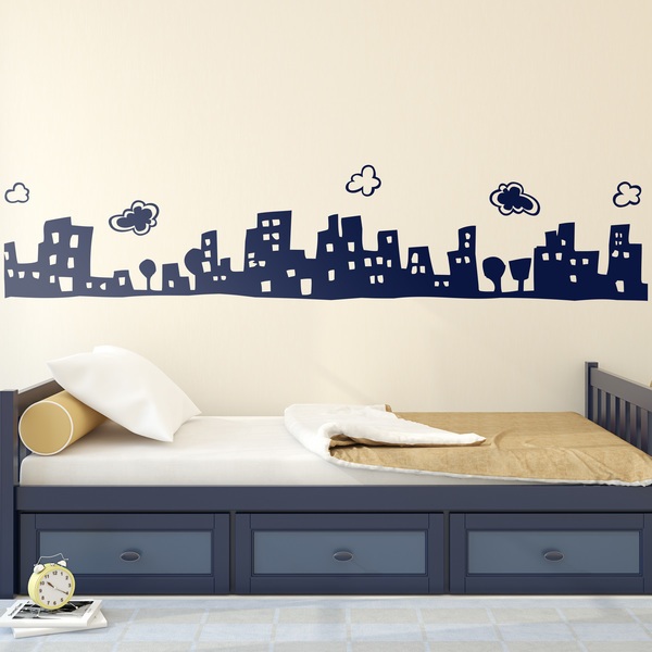 Stickers for Kids: Skyline magical city