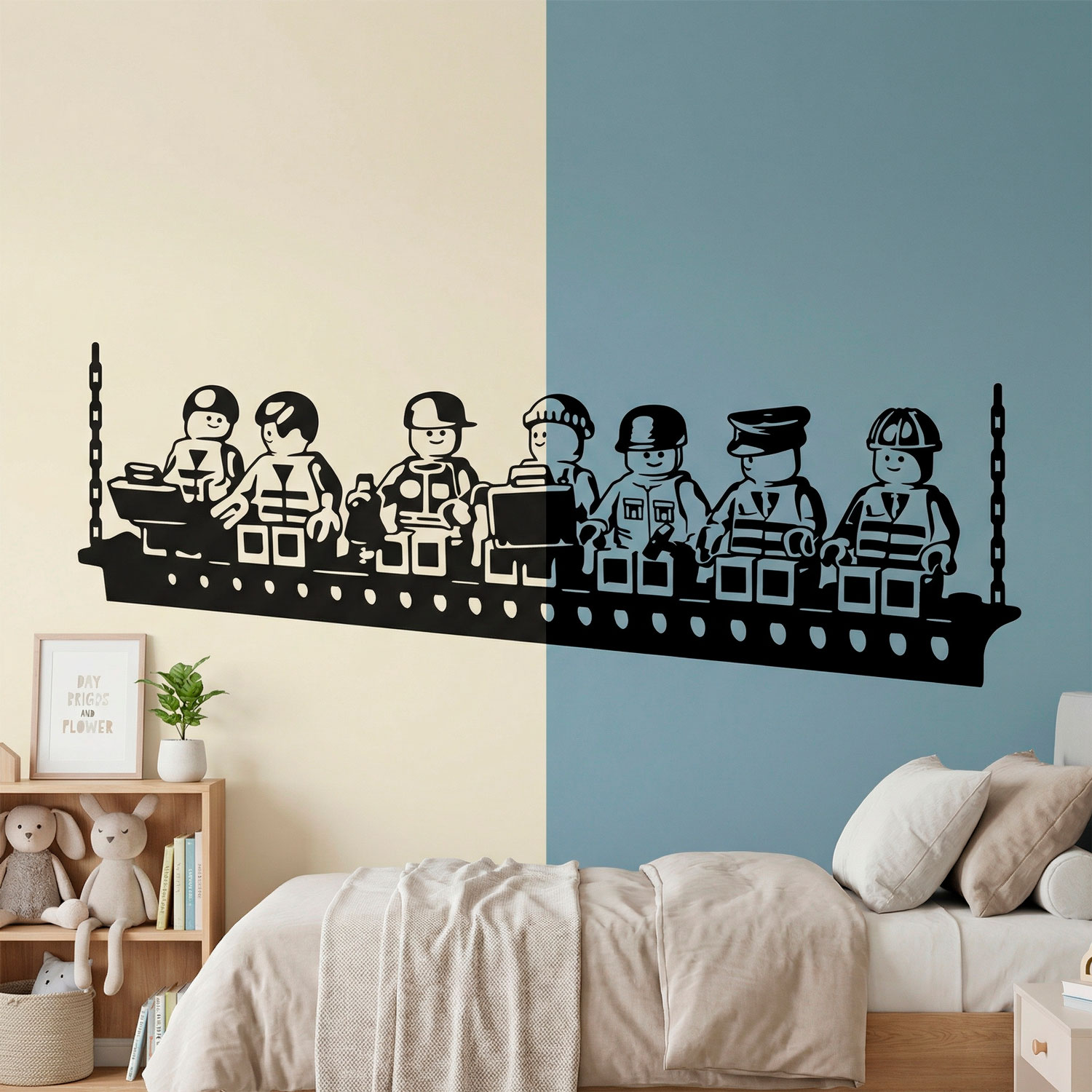 Stickers for Kids: Lunch of Lego workers