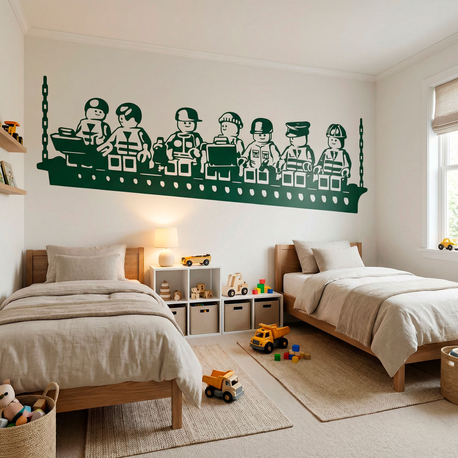 Stickers for Kids: Lunch of Lego workers