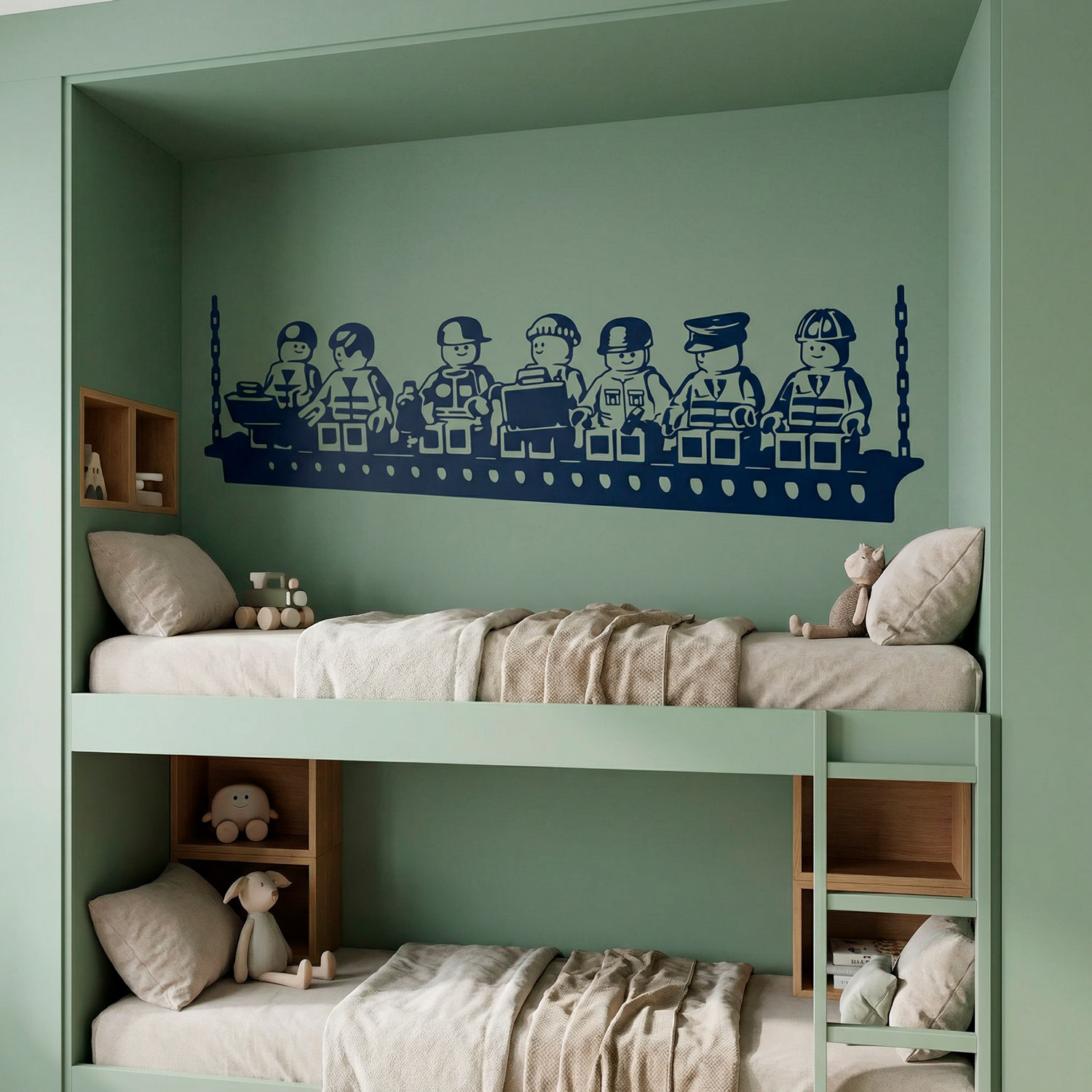 Stickers for Kids: Lunch of Lego workers