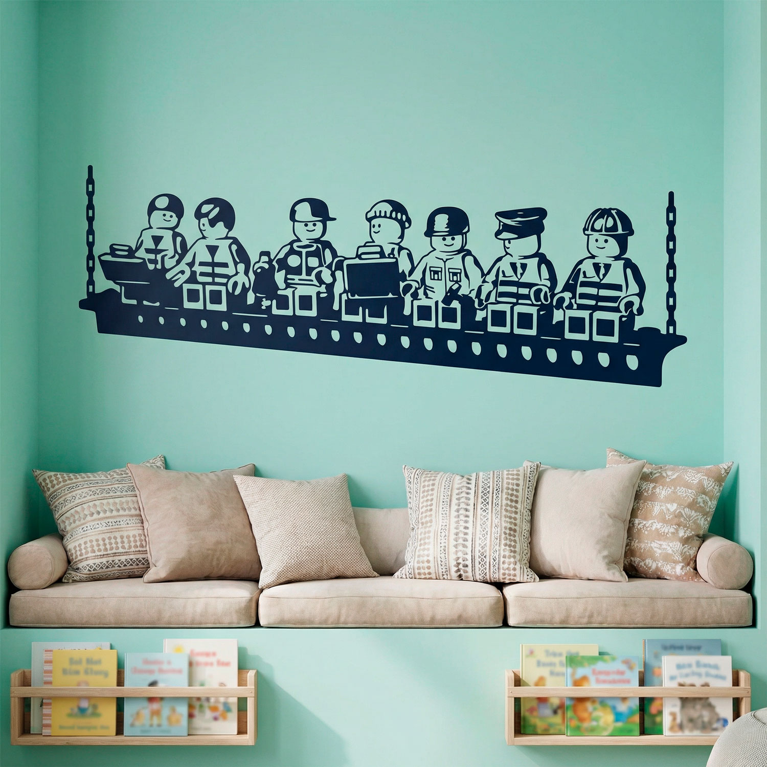 Stickers for Kids: Lunch of Lego workers