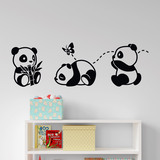 Stickers for Kids: The three pandas 3