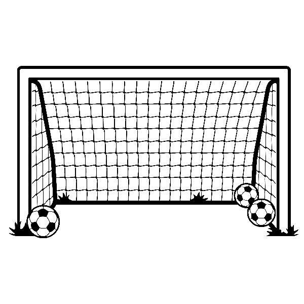 Wall Stickers: Soccer goal