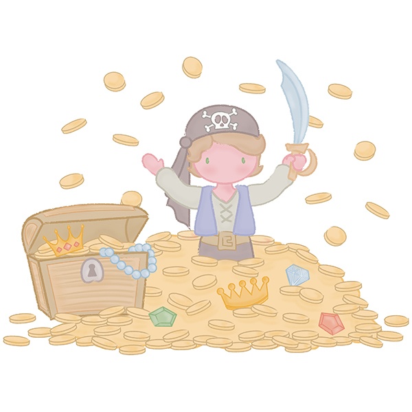 Stickers for Kids: Great Pirate Treasure