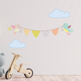 Stickers for Kids: Garland of birds 5