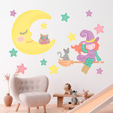 Stickers for Kids: The Witch of the Moon 3