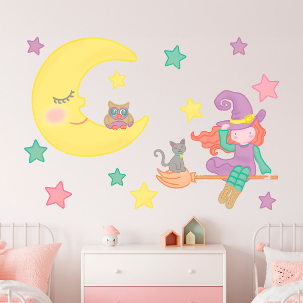 Stickers for Kids: The Witch of the Moon