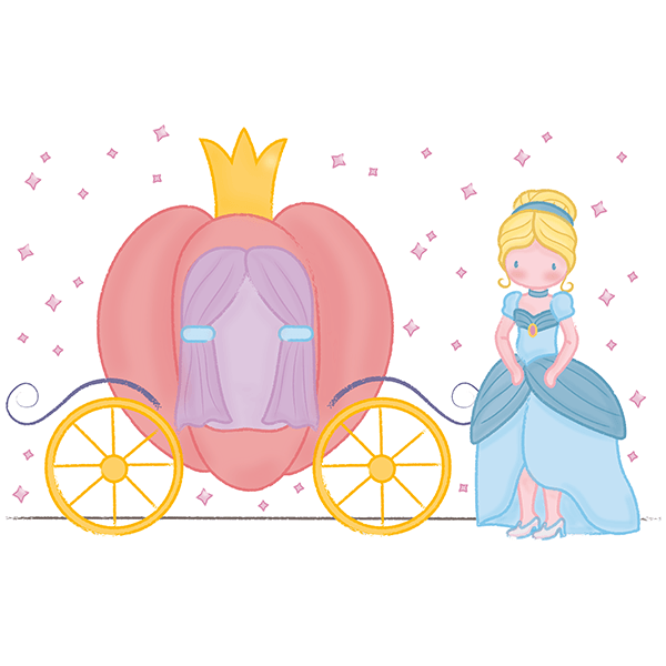 Stickers for Kids: Cinderella