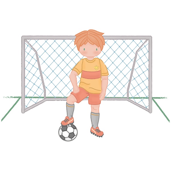 Stickers for Kids: Football player