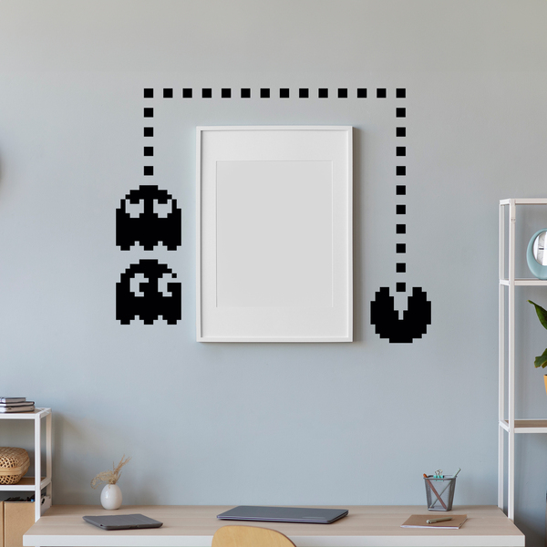 Pac-Man Light Switch Decal 2
