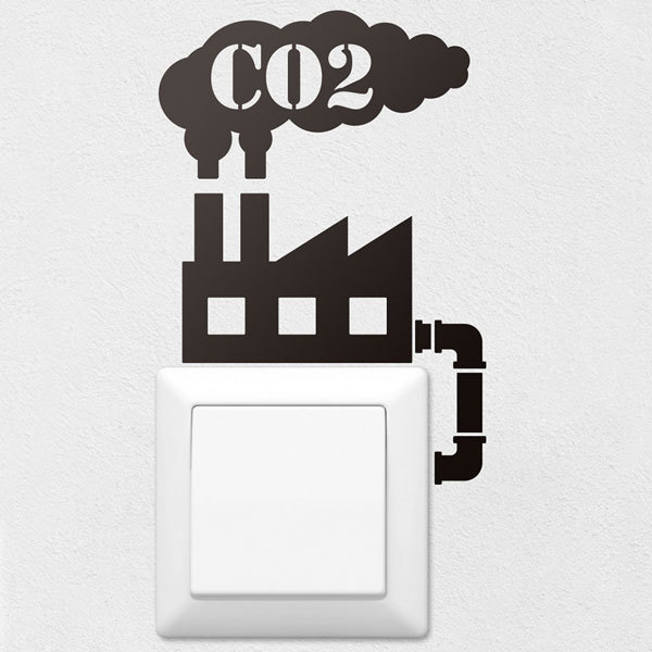 Wall Stickers: Factory CO2