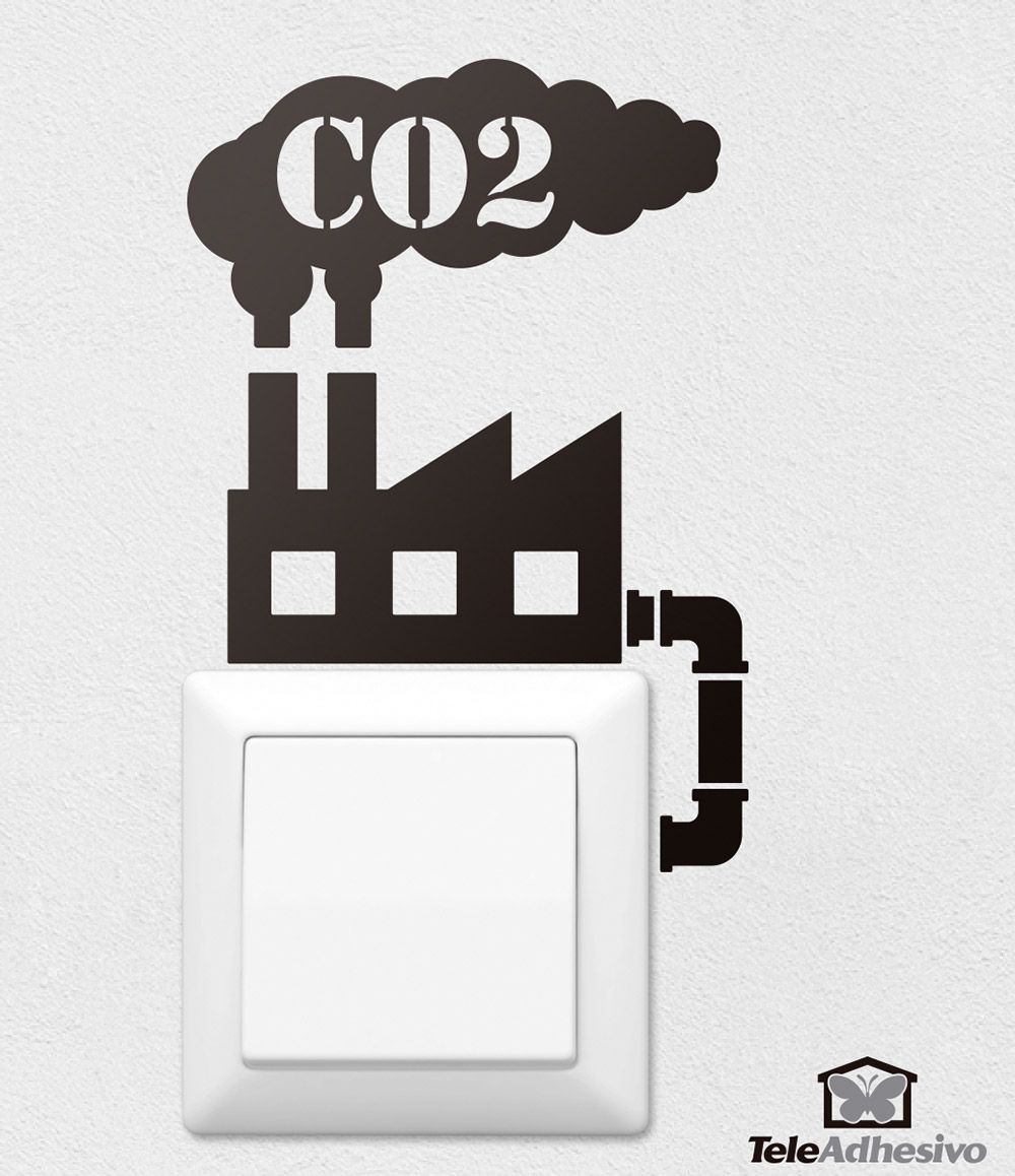 Wall Stickers: Factory CO2