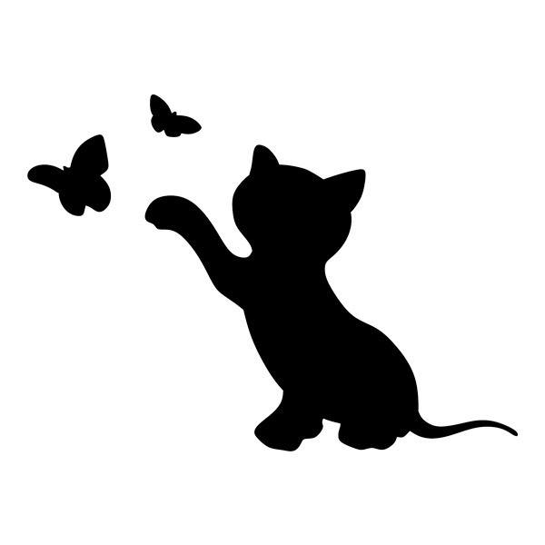 Wall Stickers: Playful Cat