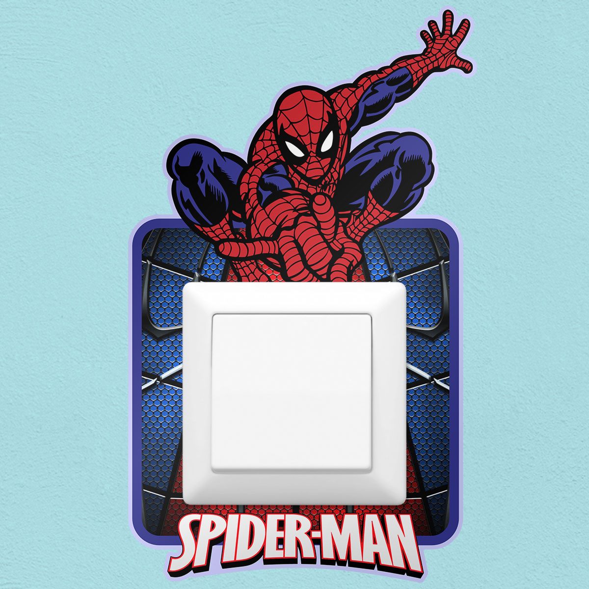 Wall Stickers: Spider-Man light switch vinyl sticker