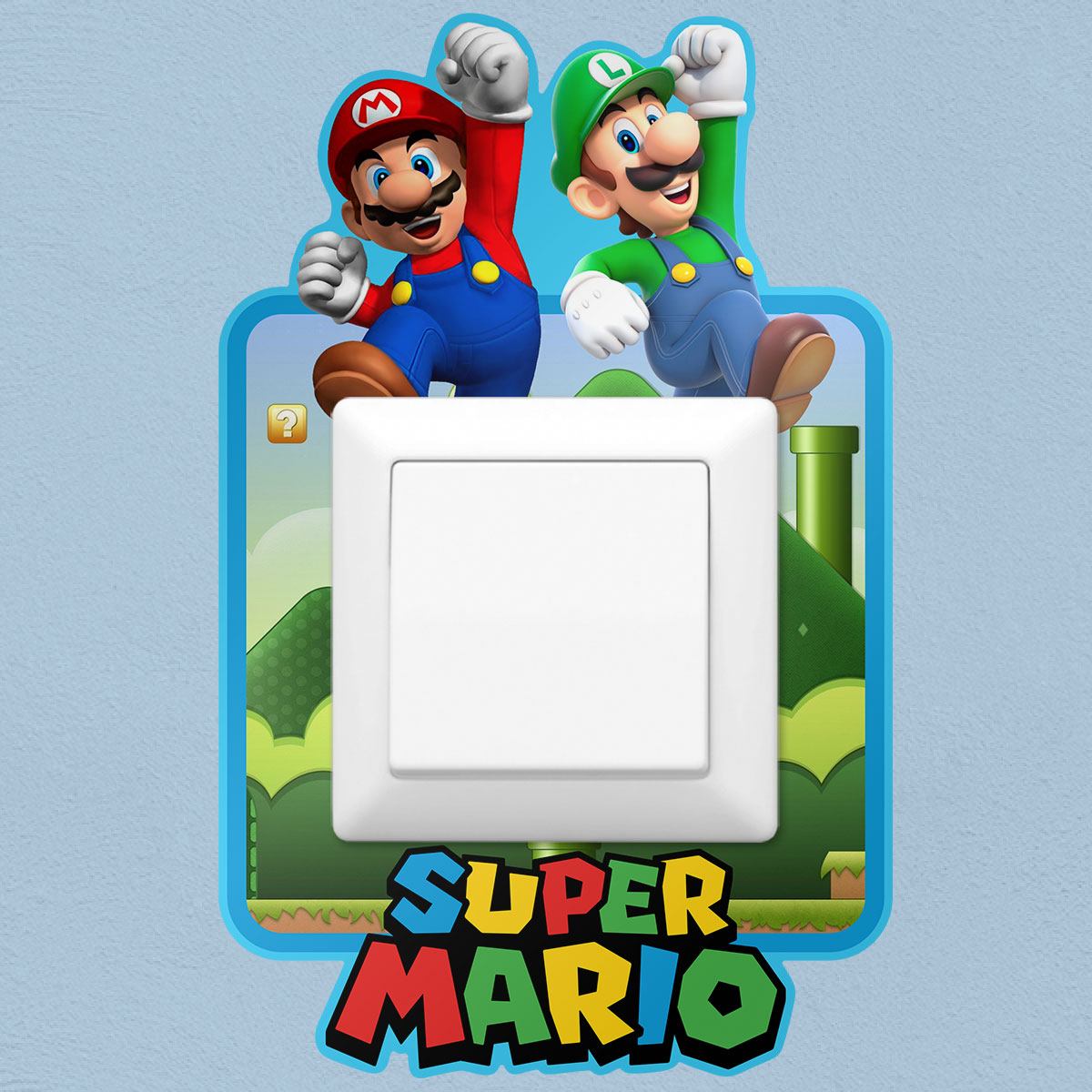Wall Stickers: Super Mario light switch wall sticker