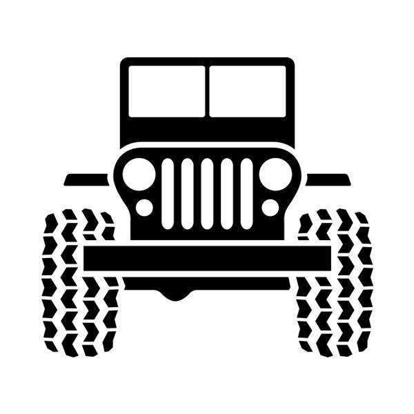 Car & Motorbike Stickers: Jeep Tractor
