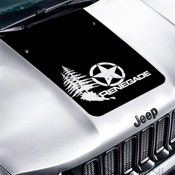 Car & Motorbike Stickers: Jeep Renegade Pines
