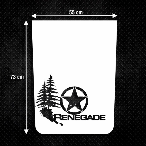 Car & Motorbike Stickers: Jeep Renegade Pines